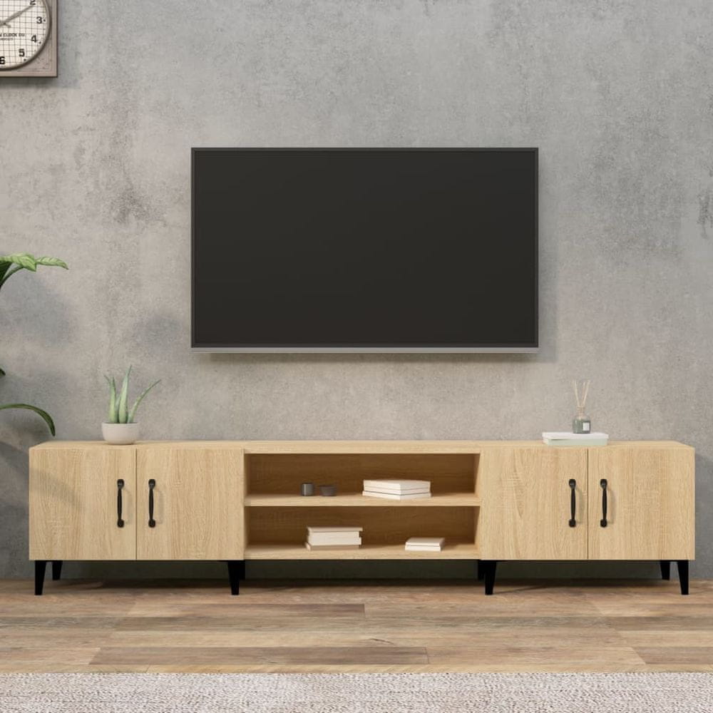 Vidaxl TV skrinka dub sonoma 180x31,5x40 cm kompozitné drevo